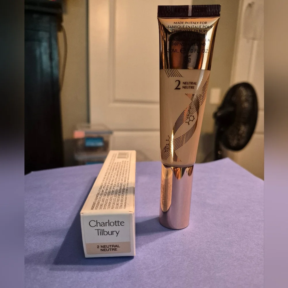 Charlotte Tilbury's Beautiful Skin Foundation: 2 Neutral, 30ml, NIB